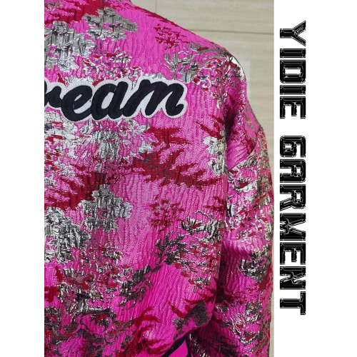 Jaket punk jacquard jacquard yang tahan angin