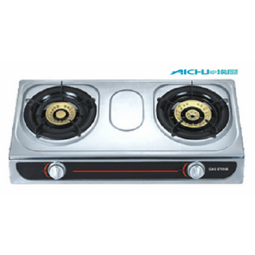 S.S Table Gas Stove 2 Burners