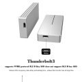 Thunderbolt 3 4tb 40 Gbit / s hohe Geschwindigkeit