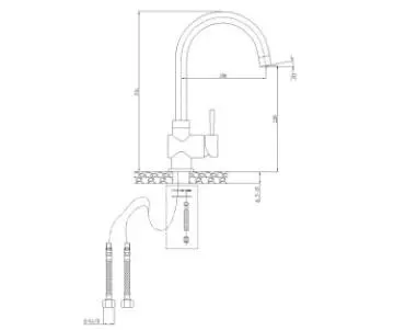 Gagal G16013 Modle High quality Fashion kitchen faucet