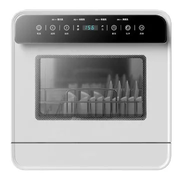 compact automatic electric kitchen  stainless steel countertop top smart mini portable dish washer dishwasher machine for home