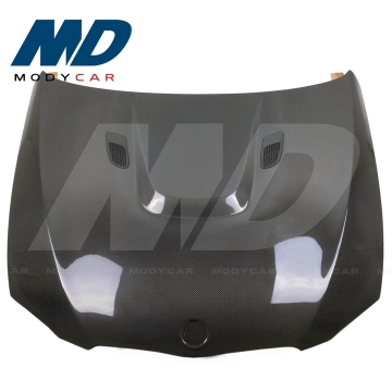 M3 Style Carbon Fiber Hood Compatible with 2009-2011 BMW 3 Series E92 E93