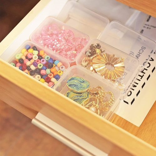 Multi Sizes Transparent Plastic Plastic Storage For Craft