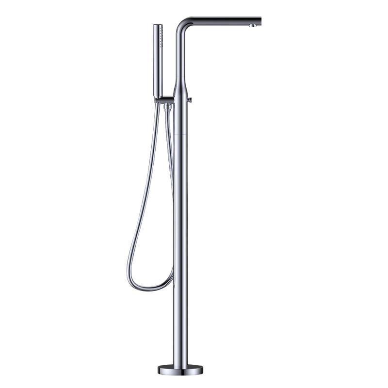 Brass Floor Standing Faucet Set