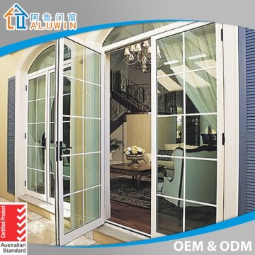 Swing Open Style and Aluminum Alloy Frame Material Aluminium Casement Door