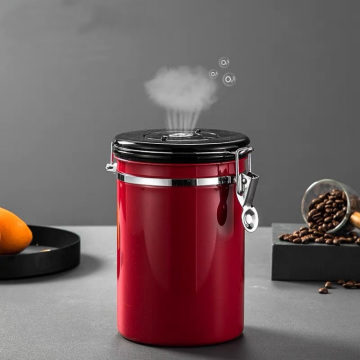 High-quality Red color coffee Canister