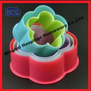 Durable flower shape pp Cookie Mold