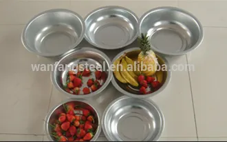 galvanized zinc basin for wash vegetable
