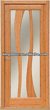 Beautiful glass pvc doors wood