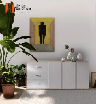 All Aluminum Living Room Cabinet Furniture Side Cabinet