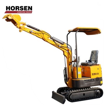 China HORSEN GROUP Factory Price Mini Hydraulic Crawler Excavator 0.8 Ton for Sale