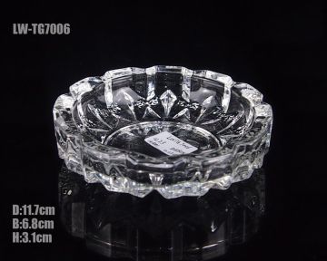 Round Glass Ashtray Lw-Tg7006 Series