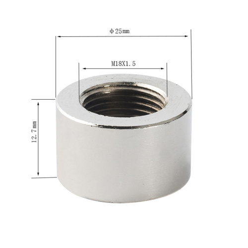 M18x1.5 thread oxygen sensor round base nut