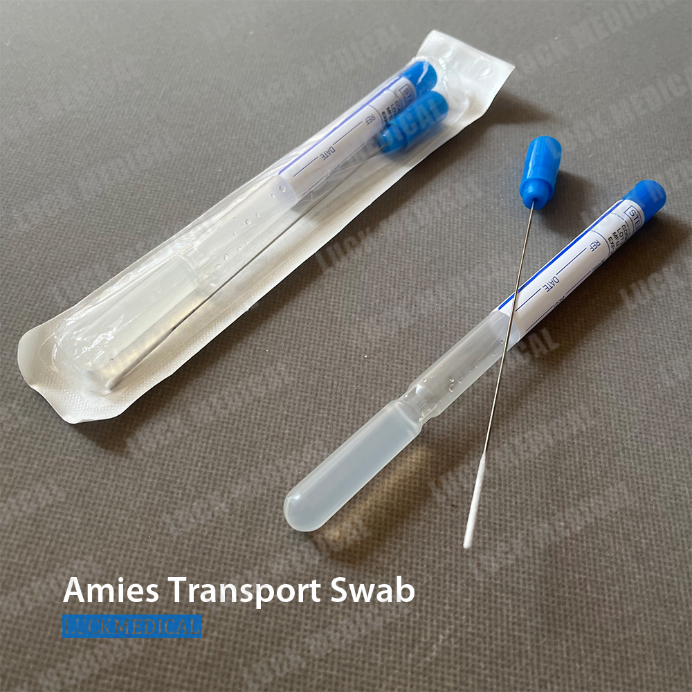 Amies Transport Swab с или без древесного угля CE