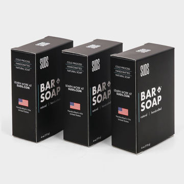 OEM aangepaste kunstpapier Soap Bar Packaging Box