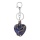 Lapis Lazuli Heart Antique Silver Dragon Gemstone Pendant (32x42mm) for DIY Making Jewelry