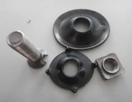 stainless steel elevator bolts tooth bolt fang bolt fastner convey belt use bolts carbonate steel material bucket fang bolt