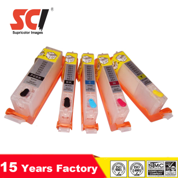 PIXMA MG-6320 5420 refillable empty ink cartridge PGI-250 CLI-251(550 551) with chip