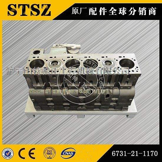 كتلة الأسطوانة ASSY 6731-21-1170 لمحرك Komatsu S6D102E-1F-US