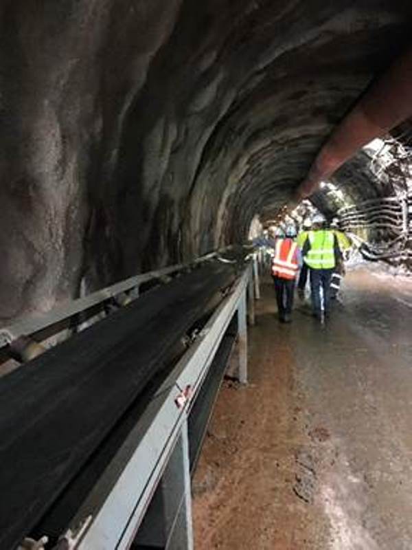 Underground Potash Belt Conveyor