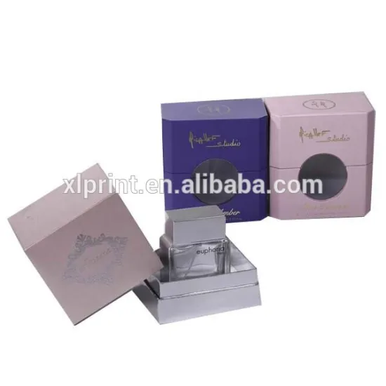 Luxury custom printed cosmetic packaging for glass bottle