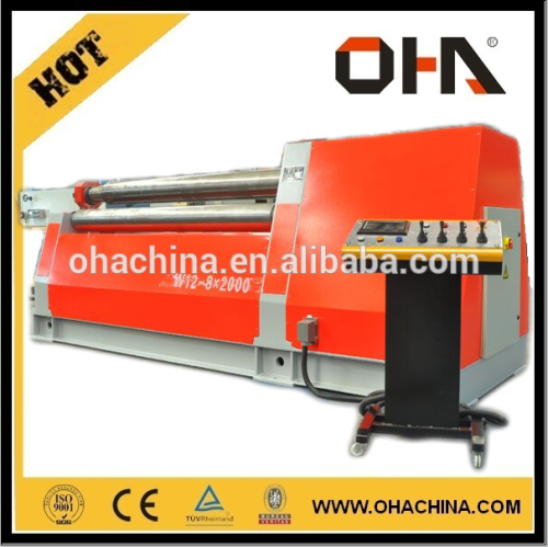 INT'L "OHA" Brand Four Roller Bending Machine W12-12x2500, cnc Rolling Machine, automatic dough rolling machine