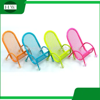 creative colorful chair shape desktop mobile phone stand holder