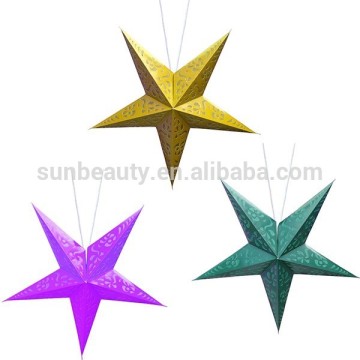 Decorative Paper Hanging Star Christmas Paper Star