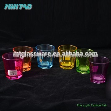 2015 new design colored scotch whisky glass bottles,glass cup factory