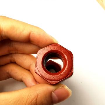 Red high-strength high-temperature resistant nut