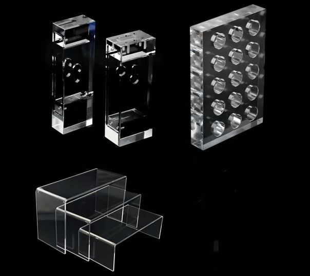 transparent Acrylic CNC Machining Parts1