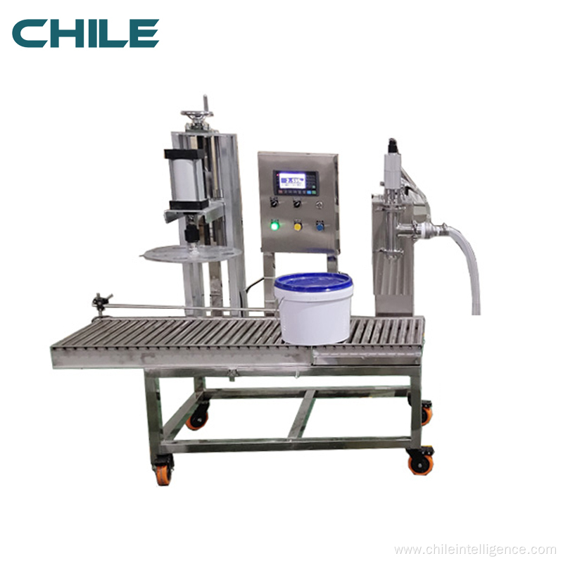 Semi automatic liquid filling machine for coating