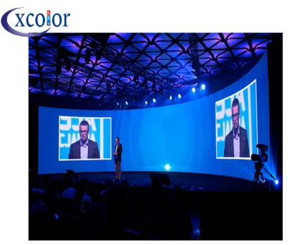 Curved Indoor LED Display Wall