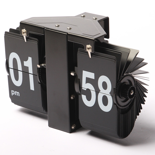 Small LED Clock With Rectangular Flip Cards