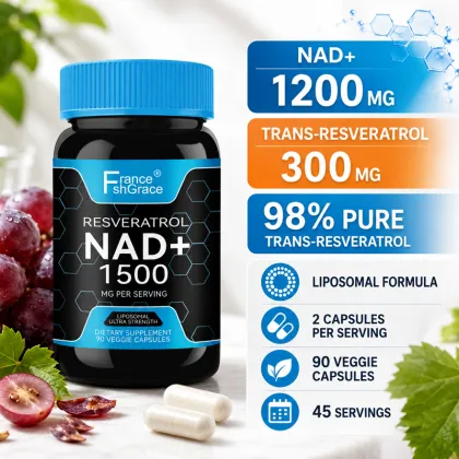 Liposomal Shecome NAD+ Supplement Resveratrol NAD Supplement