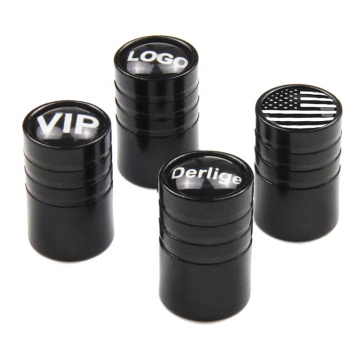Custom Logo Multicolor Aluminum Alloy Air Dust Cover Caps for Wheel Tire Rim Valve Stem