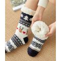 Christmas Chunky Knit Gripper Slipper Socks