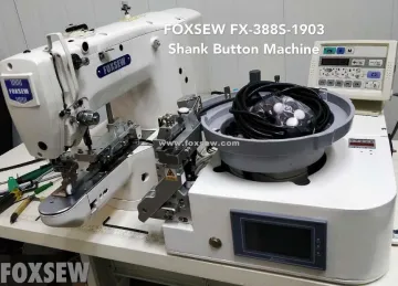 Automatic Shank Button Attaching Machine