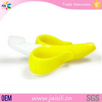 Baby Banana Toothbrush with Handles, 2 Count