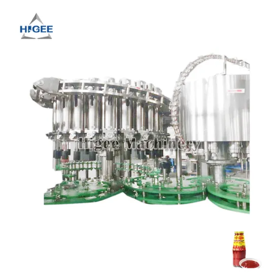 Glass Bottle Liquid Chilli Sauce Filling Machine for Restaurants