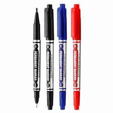 Permanent Marker, Double Tip of 1.0mm and 1.5mm Line