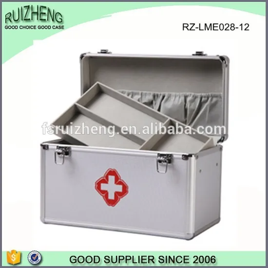 Aluminum Household Medical Case First Aid Kit Box