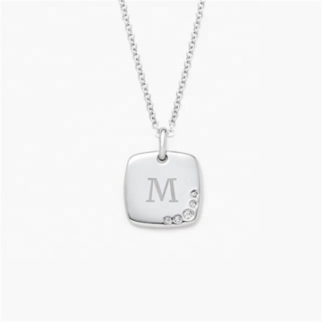 IYWU ACEON Stainless Steel Mini Square Charm Fashion Set