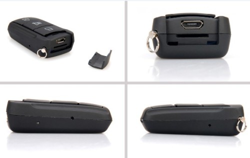 Mini Car Keychain 720p H. 264 Ultra-High Definition Remote Control Camera