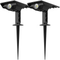 Solar Adjustable LED Wall&Ground Spotlight