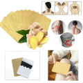 Lymphatic Detox Healing Ginger 10pc Body Neck Knee Pad Pain Relief Swelling Ginger Adhesive Pads Ginger Detox Patch Foot Care