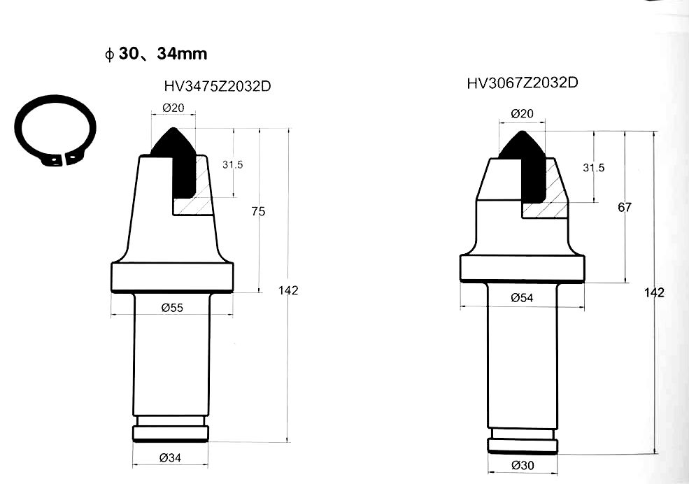 Coal Milling Teeth type5