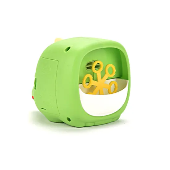 Summer Fun: Cute Dinosaur Bubble Gun and Electronic Bath Bubble Maker for Kids' Outdoor Toys