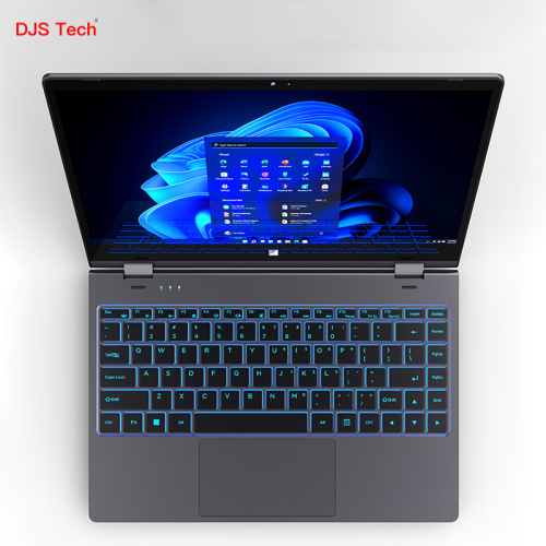 Flexibly Foldable Touchscreen Laptop