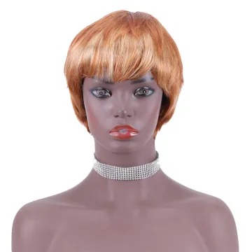 2021 hot sale peruvian colored pixie short bob perruque blonde wigs raw jewish russian virgin hair 613 blonde human hair wig